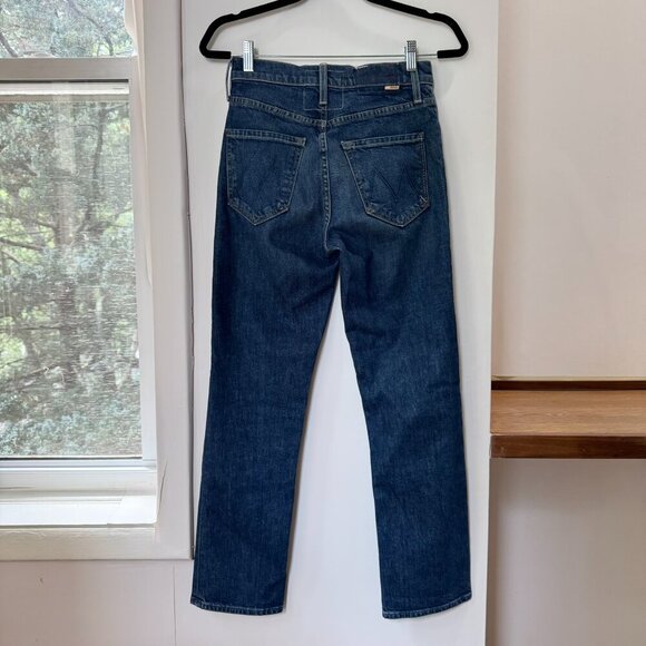 MOTHER Superior The Tomcat Ankle Jeans Straight Leg in Cannonball Blue Denim - Picture 5 of 13